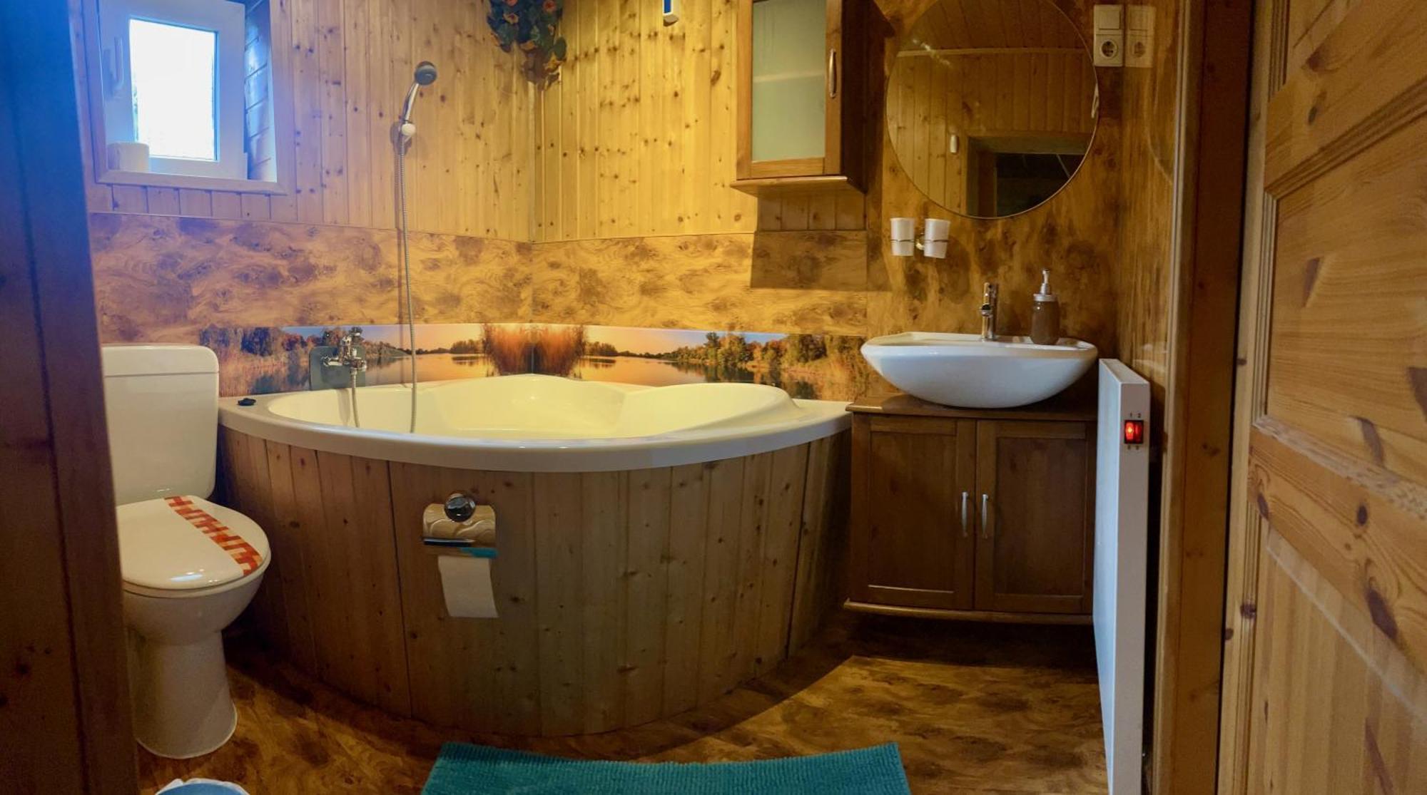Villa Norwegisches Holzhaus Neuruppin Esterno foto