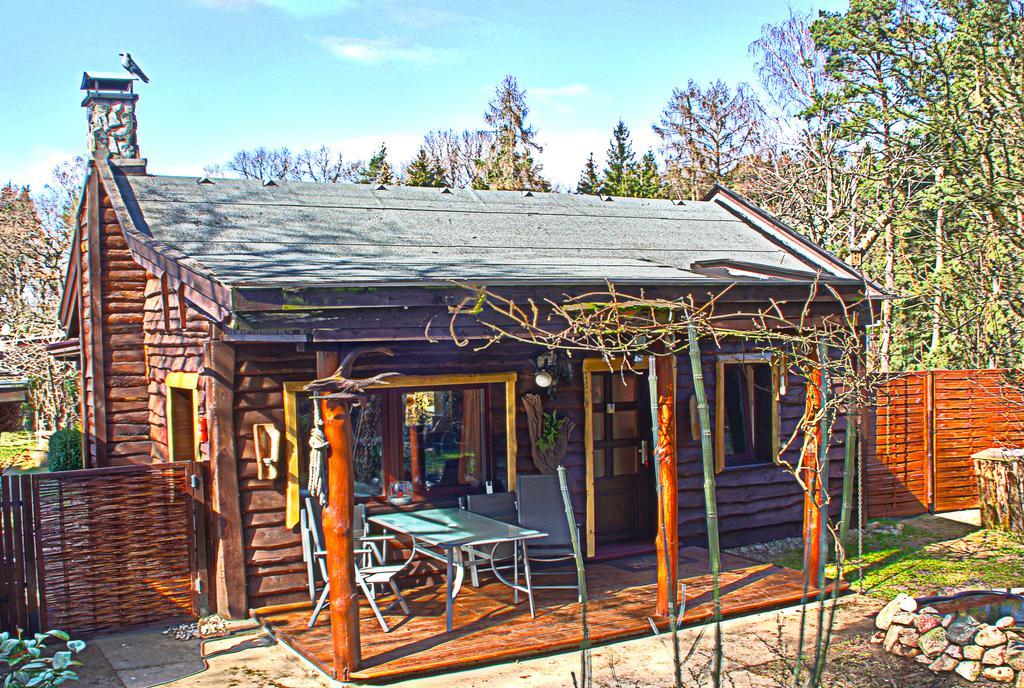 Villa Norwegisches Holzhaus Neuruppin Esterno foto
