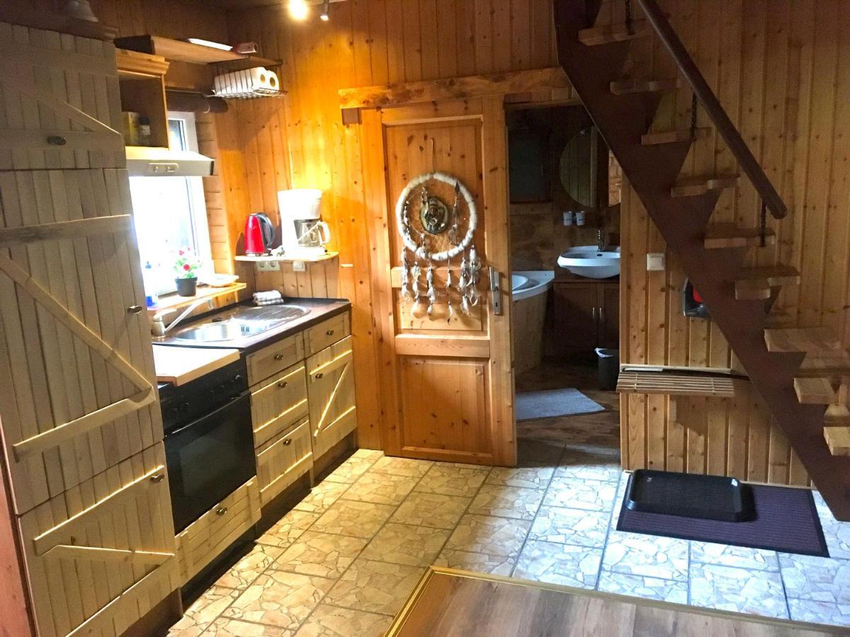 Villa Norwegisches Holzhaus Neuruppin Esterno foto